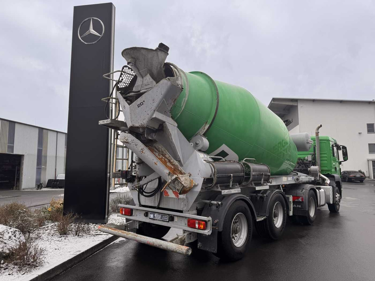 Semi-remorque Müller-Mitteltal SF32BM/BT Liebherr HTM1004 10m³ BPW Liftachse: photos 13