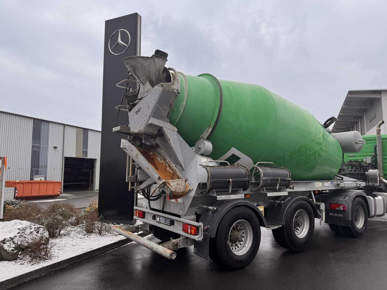 Semi-remorque Müller-Mitteltal SF32BM/BT Liebherr HTM1004 10m³ BPW Liftachse: photos 15