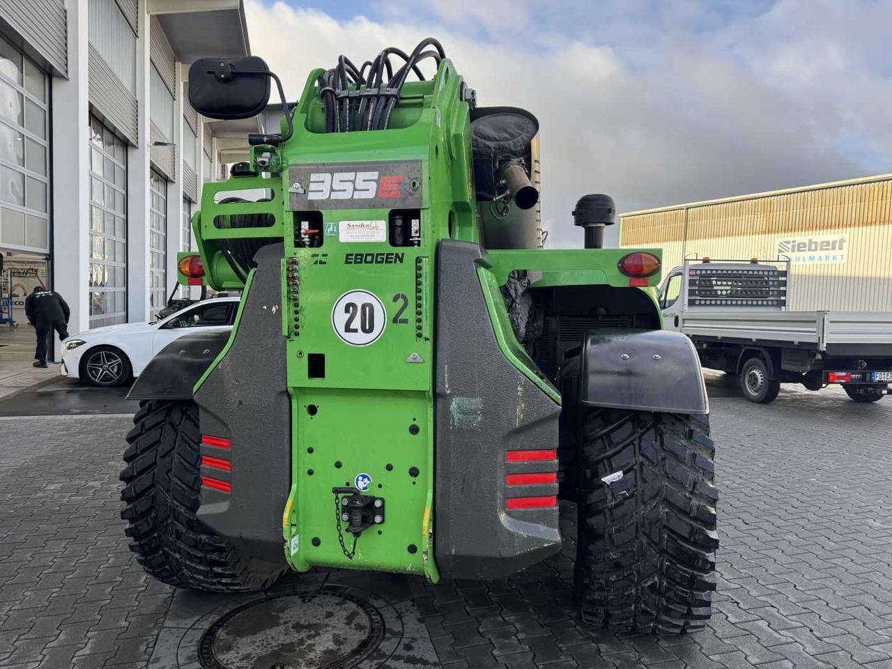 Sennebogen 355 E / Greifschaufel / nur 2.260h! - Chariot télescopique: photos 4 Sennebogen 355 E / Greifschaufel / nur 2.260h! - Chariot télescopique: photos 4