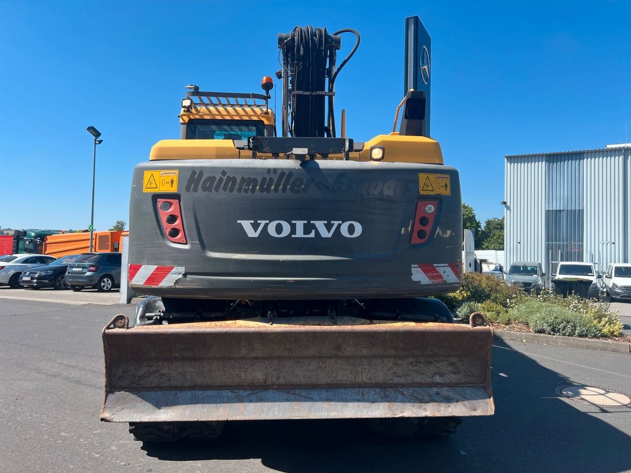 Volvo EW160D / 2014 / 1xTieflöffel / Forstschutzgitter - Pelle sur pneus: photos 5 Volvo EW160D / 2014 / 1xTieflöffel / Forstschutzgitter - Pelle sur pneus: photos 5