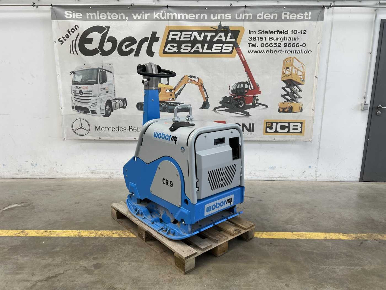 Weber CR 9 Hatz-Diesel / 736kg / E-Start / DEMO - Plaque vibrante: photos 1 Weber CR 9 Hatz-Diesel / 736kg / E-Start / DEMO - Plaque vibrante: photos 1