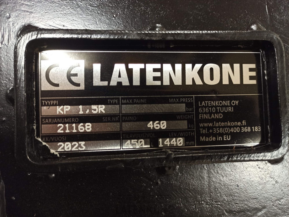 Godet pour Engins de chantier Laten Luiskakauha 1500mm NTP10 Roto: photos 9