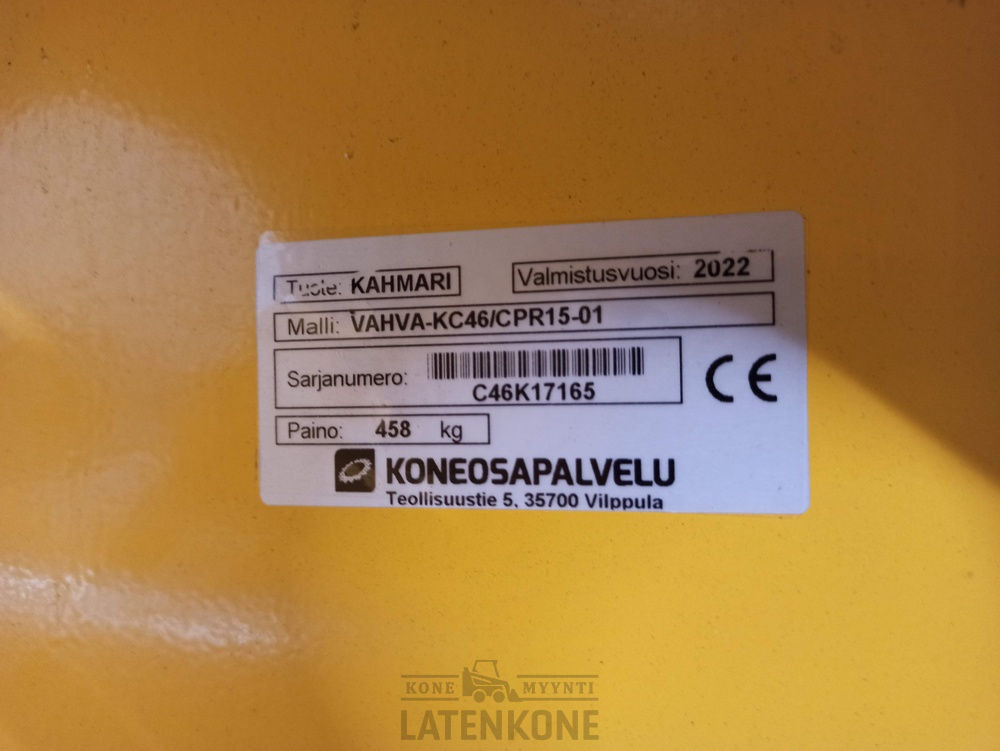 Grappin pour Engins de chantier Vahva KC46 kaivinkoneen koura QS70-EC-Oil: photos 15