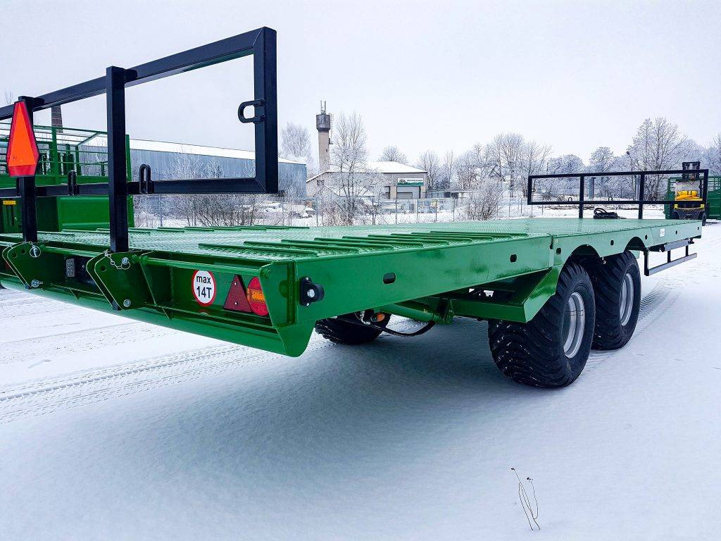 Dinapolis hydraulic bale trailer 14t, RPT-8000 - Remorque plateau agricole: photos 4 Dinapolis hydraulic bale trailer 14t, RPT-8000 - Remorque plateau agricole: photos 4