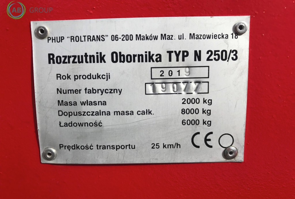 Manure spreader 6 t Roltrans N 250/3 LEO - Epandeur à fumier: photos 5 Manure spreader 6 t Roltrans N 250/3 LEO - Epandeur à fumier: photos 5