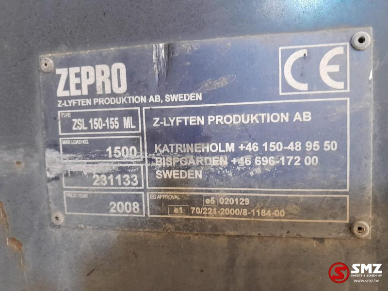 Hayon élévateur Diversen Occ laadlift + bediening Zepro: photos 9 Hayon élévateur Diversen Occ laadlift + bediening Zepro: photos 9