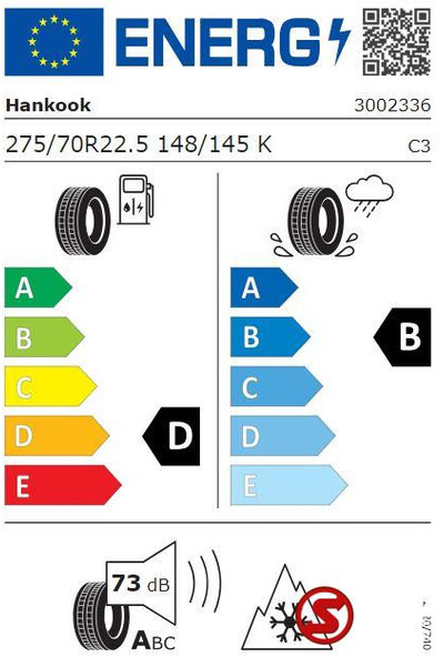 Hankook Band 275/70r22.5 hankook am15 - Pneu pour Camion: photos 2 Hankook Band 275/70r22.5 hankook am15 - Pneu pour Camion: photos 2