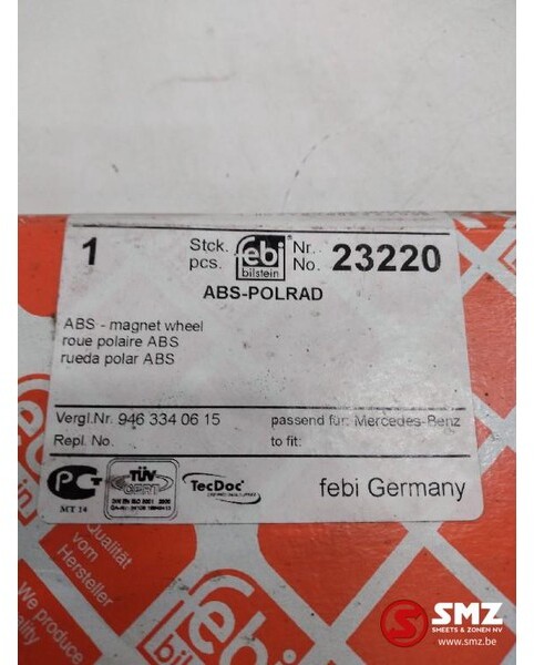Mercedes-Benz Occ ABS ring Mercedes 9463340615 - Pièces de frein pour Camion: photos 2 Mercedes-Benz Occ ABS ring Mercedes 9463340615 - Pièces de frein pour Camion: photos 2