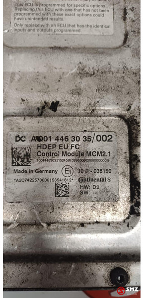Mercedes-Benz Occ Ecu MCM2.1 Mercedes - Bloc de gestion pour Camion: photos 4 Mercedes-Benz Occ Ecu MCM2.1 Mercedes - Bloc de gestion pour Camion: photos 4