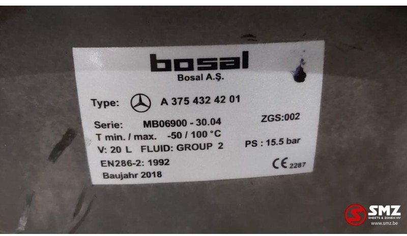 Accumulateur, Pièces de frein pour Camion Mercedes-Benz Occ batterijbak met luchtketels Actros MP4: photos 6