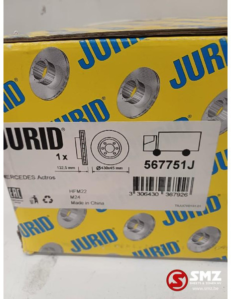 Mercedes-Benz Remschijf Mercedes - Disques de frein pour Camion: photos 4 Mercedes-Benz Remschijf Mercedes - Disques de frein pour Camion: photos 4