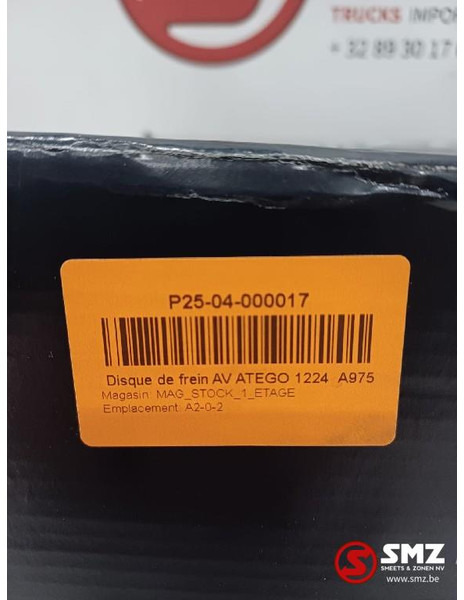 Mercedes-Benz Remschijf Mercedes - Disques de frein pour Camion: photos 5 Mercedes-Benz Remschijf Mercedes - Disques de frein pour Camion: photos 5