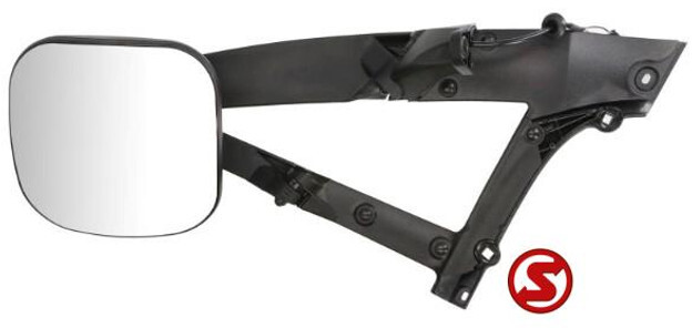 Mercedes-Benz Zijspiegel, verwarmd, b330mm, h: 760mm met steun - Rétroviseur pour Camion: photos 1 Mercedes-Benz Zijspiegel, verwarmd, b330mm, h: 760mm met steun - Rétroviseur pour Camion: photos 1