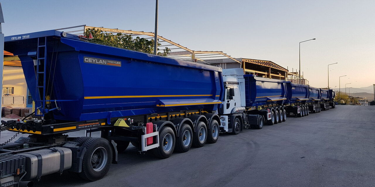 CEYLAN 35-40 M3 4 AXLE TIPPER - Semi-remorque benne: photos 2 CEYLAN 35-40 M3 4 AXLE TIPPER - Semi-remorque benne: photos 2