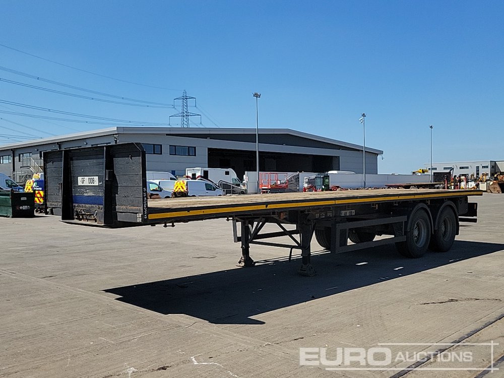 1999 Don-Bur Twin Axle Flatbed Trailer - Semi-remorque plateau: photos 1 1999 Don-Bur Twin Axle Flatbed Trailer - Semi-remorque plateau: photos 1