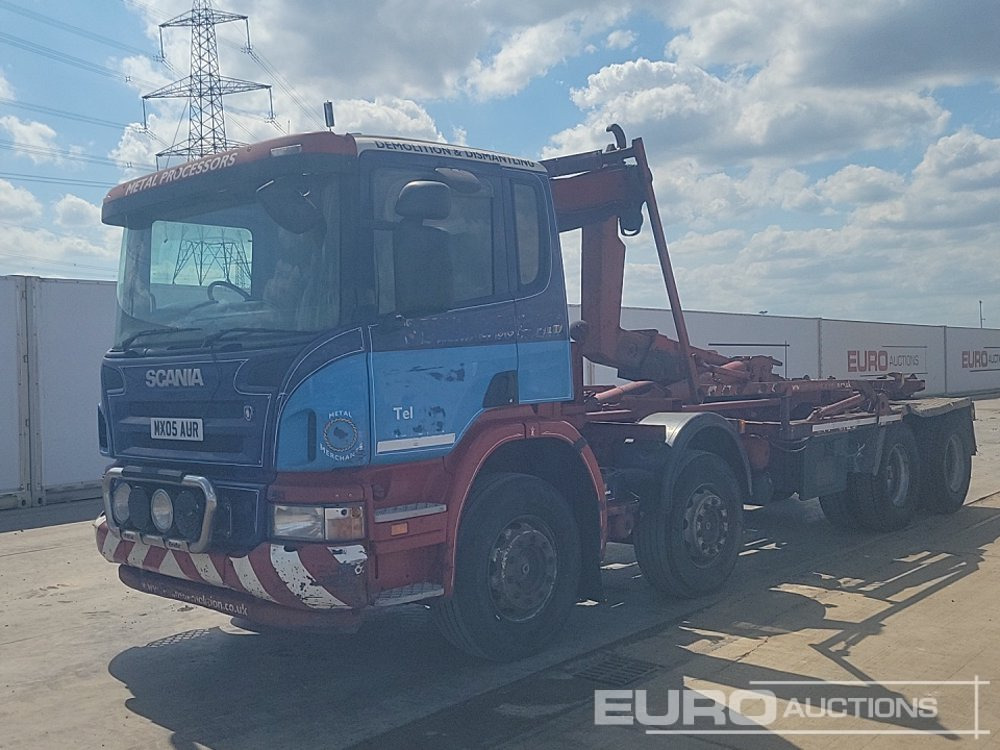 2005 Scania P380 - Camion ampliroll: photos 1 2005 Scania P380 - Camion ampliroll: photos 1