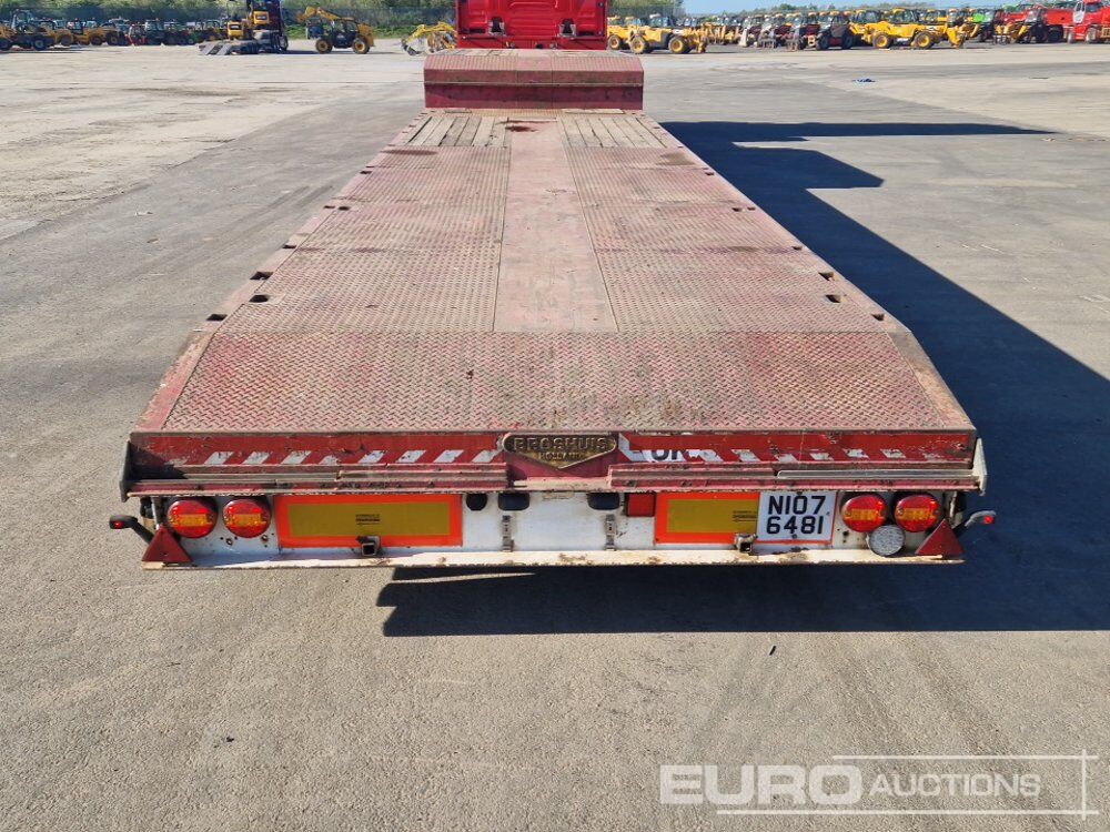 2008 Broshuis Tri Axle Extendable Step Frame Low Loader Trailer, Outriggers, Rear Steer - Semi-remorque surbaissé: photos 4 2008 Broshuis Tri Axle Extendable Step Frame Low Loader Trailer, Outriggers, Rear Steer - Semi-remorque surbaissé: photos 4