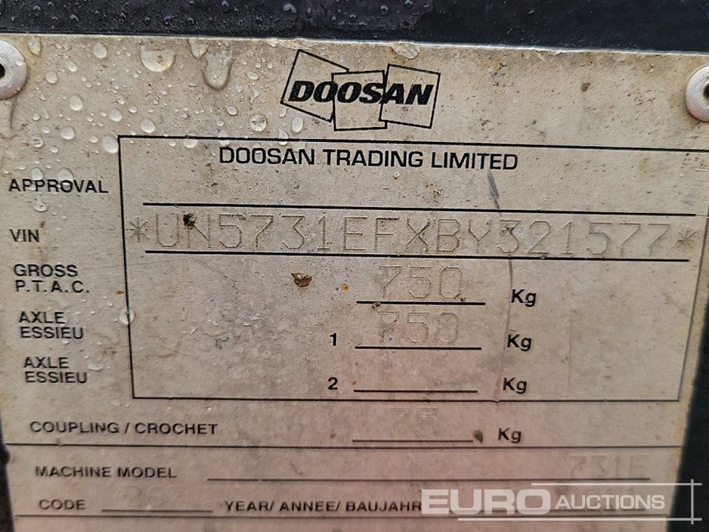 Compresseur d'air 2011 Doosan 731E: photos 30