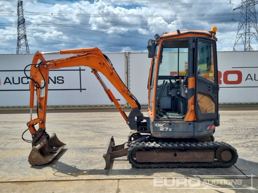 2011 Doosan DX27Z - Mini pelle: photos 2 2011 Doosan DX27Z - Mini pelle: photos 2