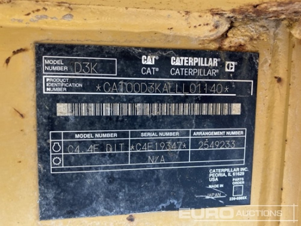 2012 CAT D3K LGP - Bulldozer: photos 5 2012 CAT D3K LGP - Bulldozer: photos 5