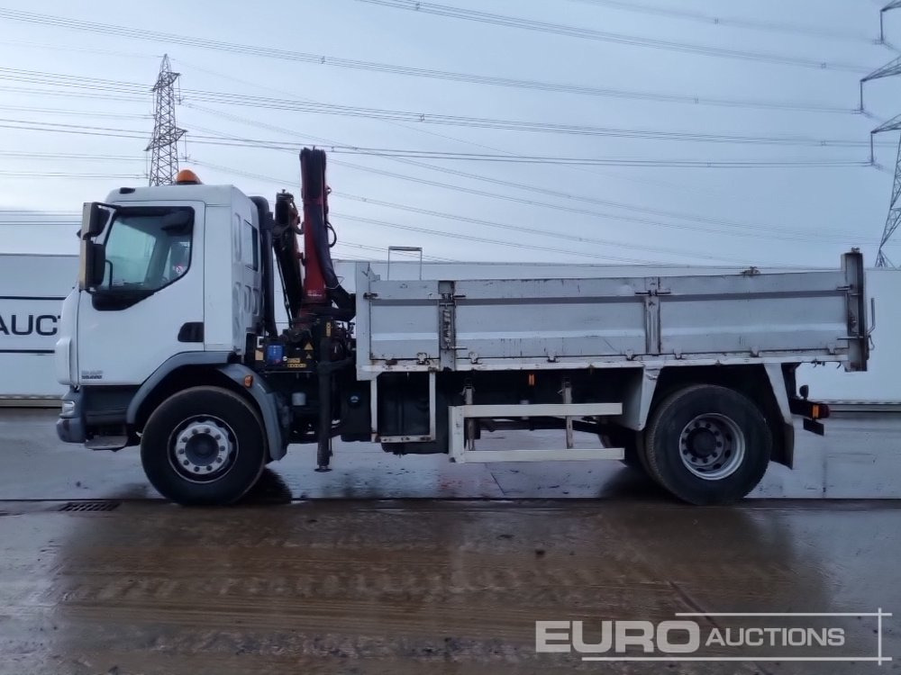 2012 DAF LF55.220 - Camion benne, Camion grue: photos 2 2012 DAF LF55.220 - Camion benne, Camion grue: photos 2