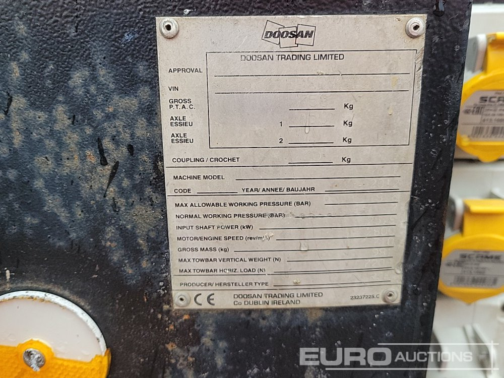Compresseur d'air 2012 Doosan 731E: photos 30