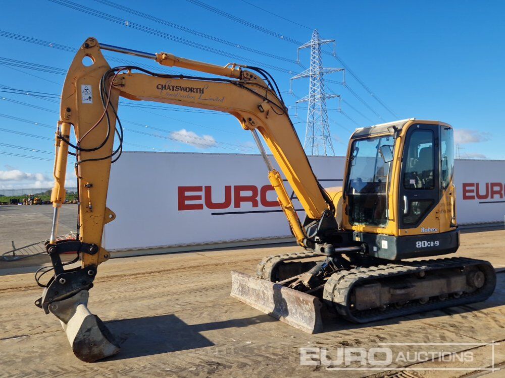 2012 Hyundai R80CR-9 - Pelle: photos 1 2012 Hyundai R80CR-9 - Pelle: photos 1