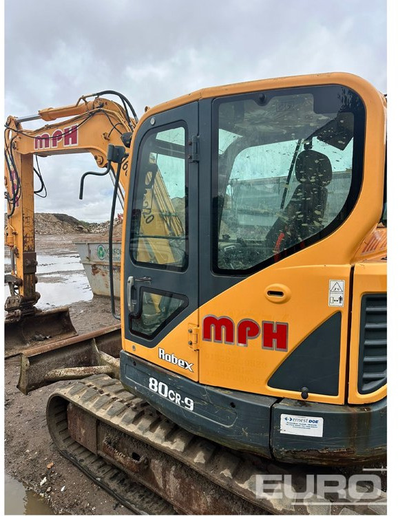 2012 Hyundai R80CR-9 - Mini pelle: photos 2 2012 Hyundai R80CR-9 - Mini pelle: photos 2