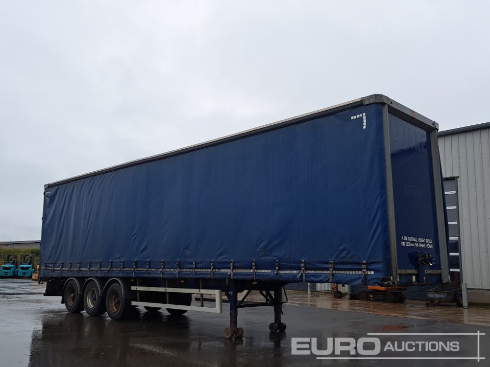 2012 SDC 45' Tri Axle Flat Trailer, BPW Axles - Semi-remorque rideaux coulissants: photos 4 2012 SDC 45' Tri Axle Flat Trailer, BPW Axles - Semi-remorque rideaux coulissants: photos 4