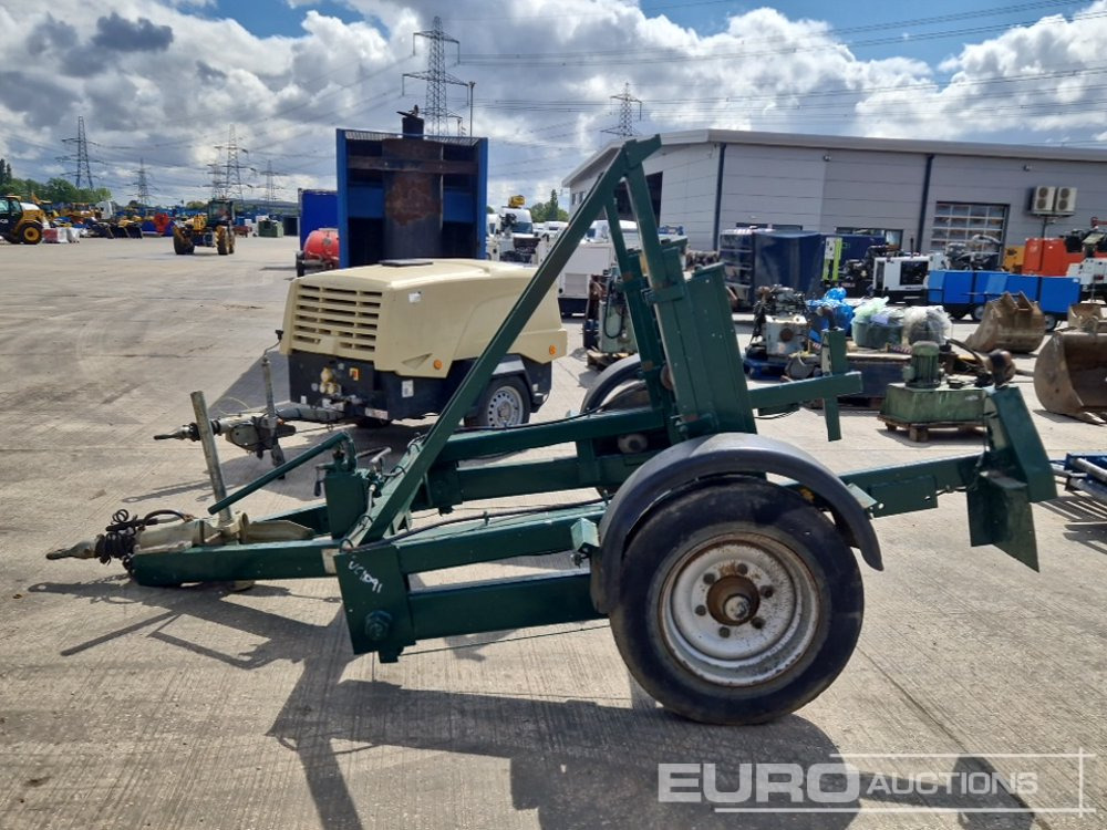 2012 TWS 3.5 Ton Single Axle Cable Reel Trailer - Remorque porte engin: photos 2 2012 TWS 3.5 Ton Single Axle Cable Reel Trailer - Remorque porte engin: photos 2