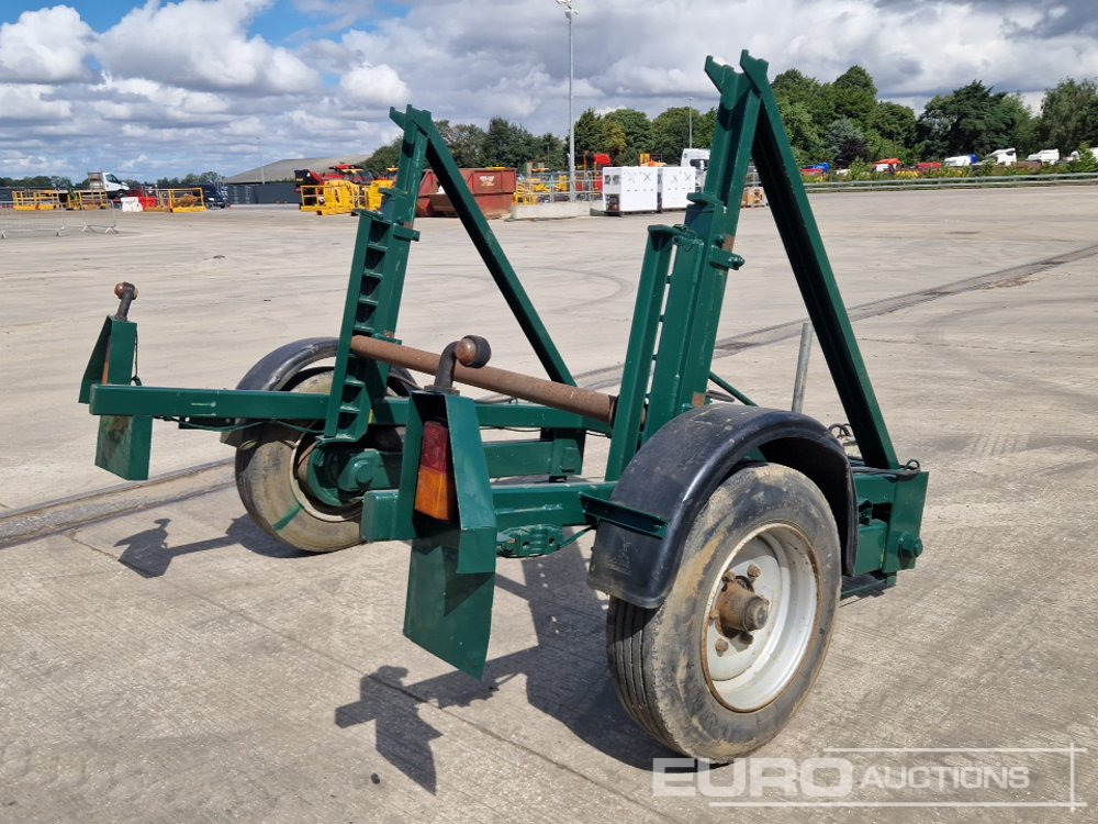 2012 TWS 3.5 Ton Single Axle Cable Reel Trailer - Remorque porte engin: photos 5 2012 TWS 3.5 Ton Single Axle Cable Reel Trailer - Remorque porte engin: photos 5