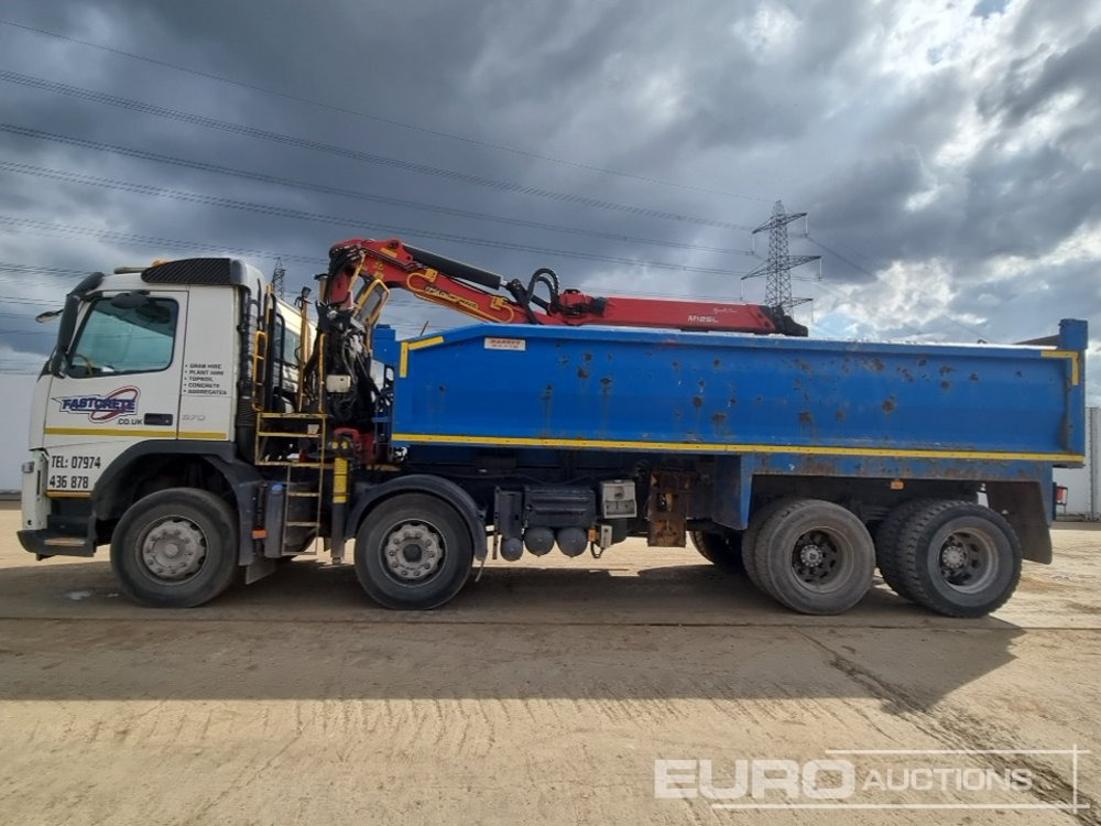 2012 Volvo FM370 - Camion benne, Camion grue: photos 2 2012 Volvo FM370 - Camion benne, Camion grue: photos 2