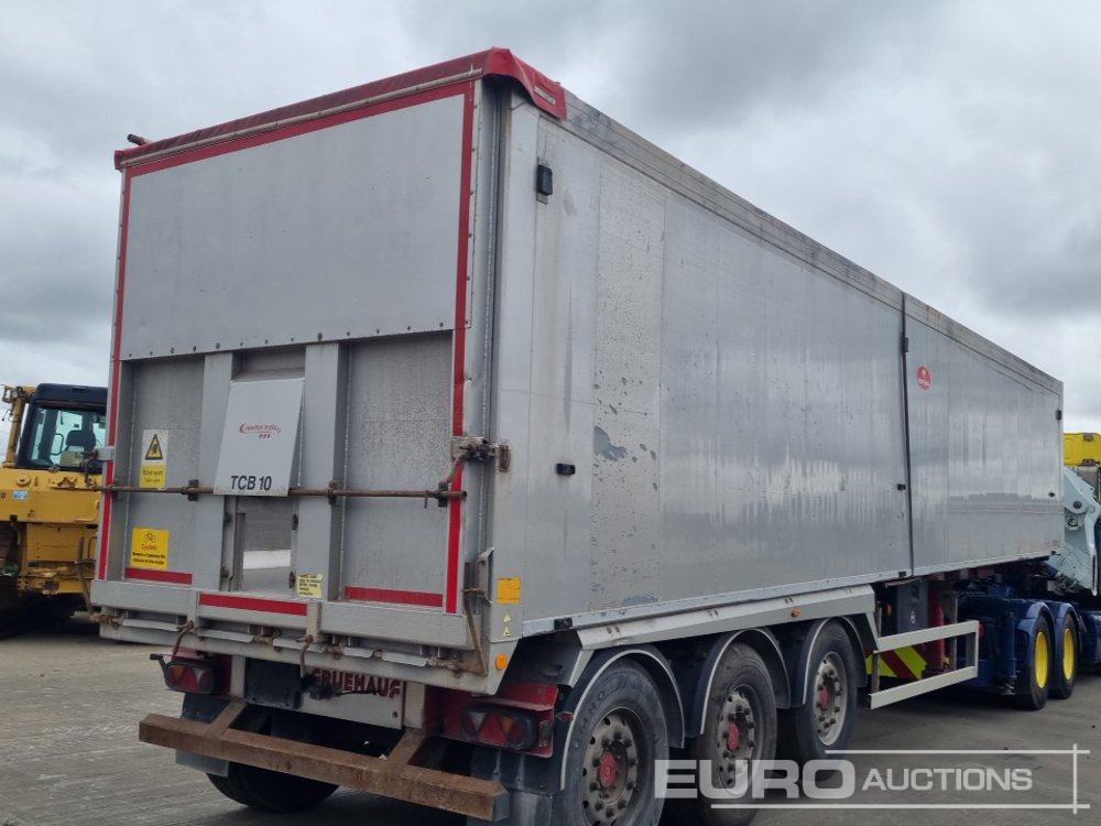 2013 Fruehauf Tri Axle Bulk Tipping Trailer, Lift Axle, Easy Sheet - Semi-remorque benne: photos 5 2013 Fruehauf Tri Axle Bulk Tipping Trailer, Lift Axle, Easy Sheet - Semi-remorque benne: photos 5