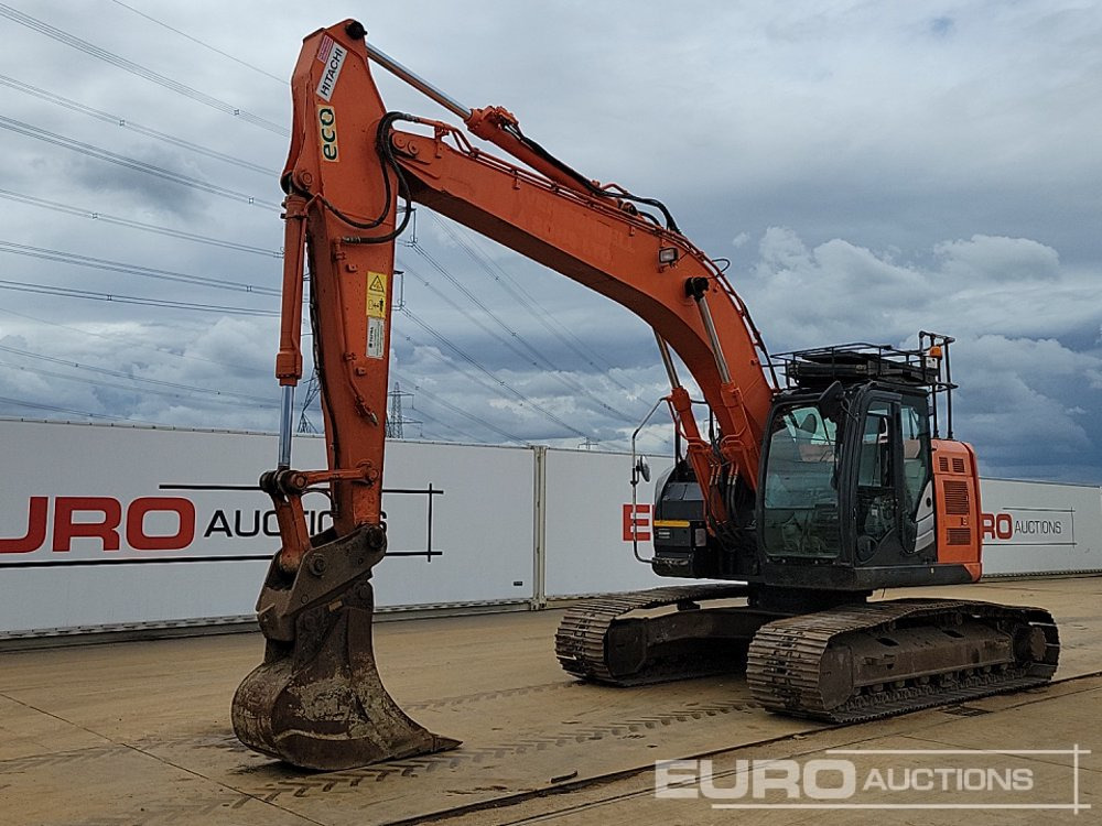 2014 Hitachi ZX225USLC-5B - Pelle sur chenille: photos 1 2014 Hitachi ZX225USLC-5B - Pelle sur chenille: photos 1