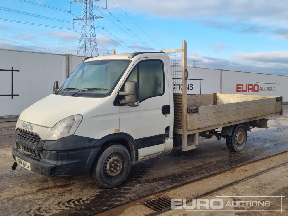 2014 Iveco Daily 35S11 - Utilitaire plateau: photos 1 2014 Iveco Daily 35S11 - Utilitaire plateau: photos 1