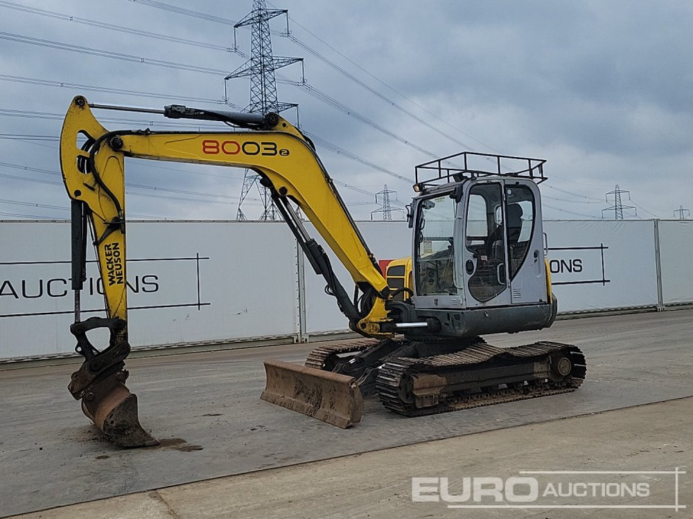 2015 Wacker Neuson 8003 - Mini pelle: photos 1 2015 Wacker Neuson 8003 - Mini pelle: photos 1