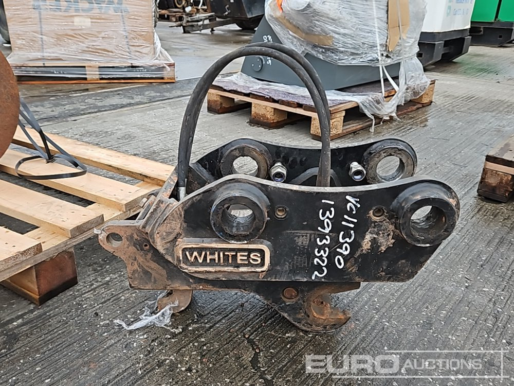 2015 Whites Hydraulic Double Lock QH 55mm Pin to suit 8-10 Ton Excavator - Attache rapide: photos 2 2015 Whites Hydraulic Double Lock QH 55mm Pin to suit 8-10 Ton Excavator - Attache rapide: photos 2