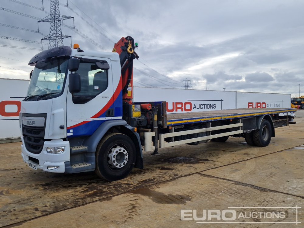 2016 DAF LF250 - Camion plateau: photos 1 2016 DAF LF250 - Camion plateau: photos 1