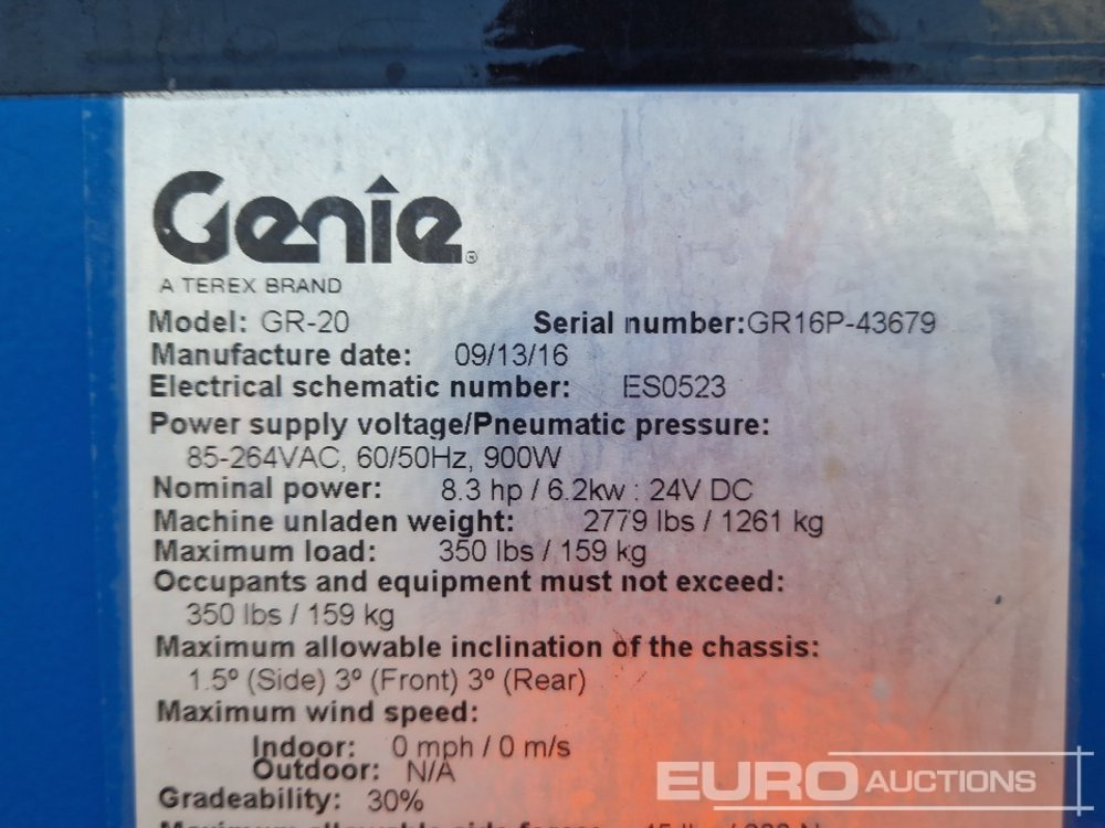 Nacelle 2016 Genie GR-20: photos 29