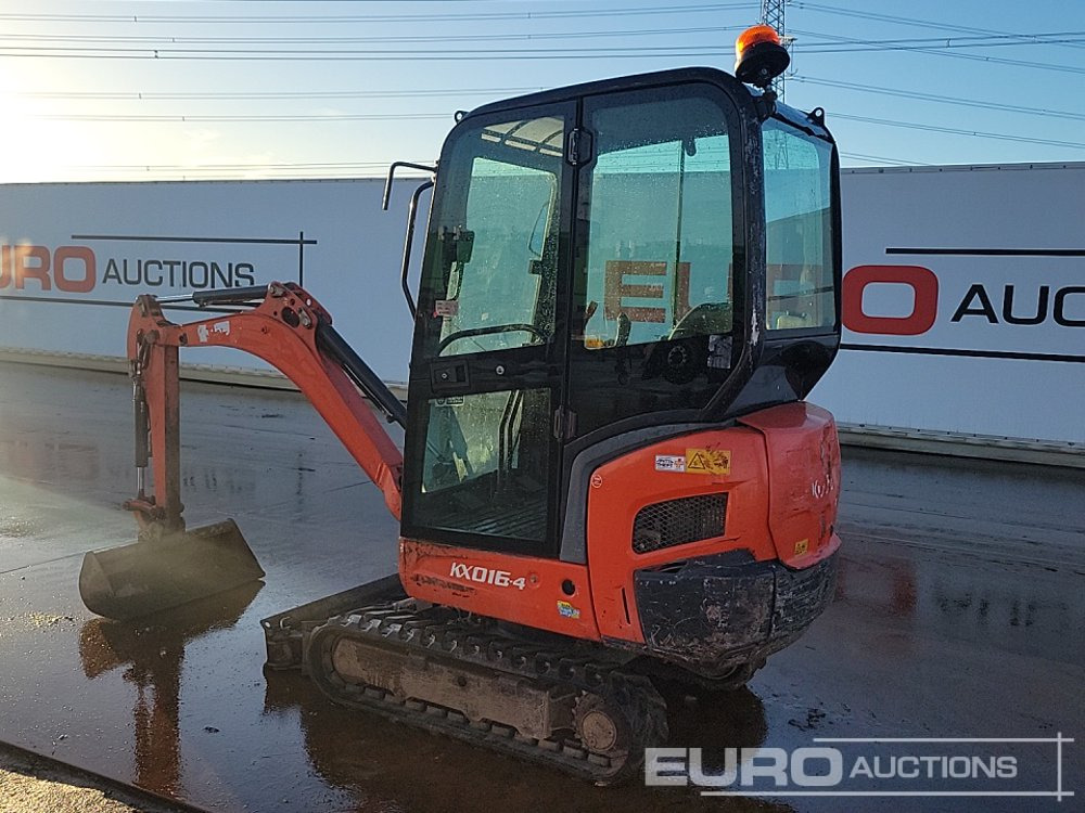 2016 Kubota KX016-4 - Mini pelle: photos 3 2016 Kubota KX016-4 - Mini pelle: photos 3