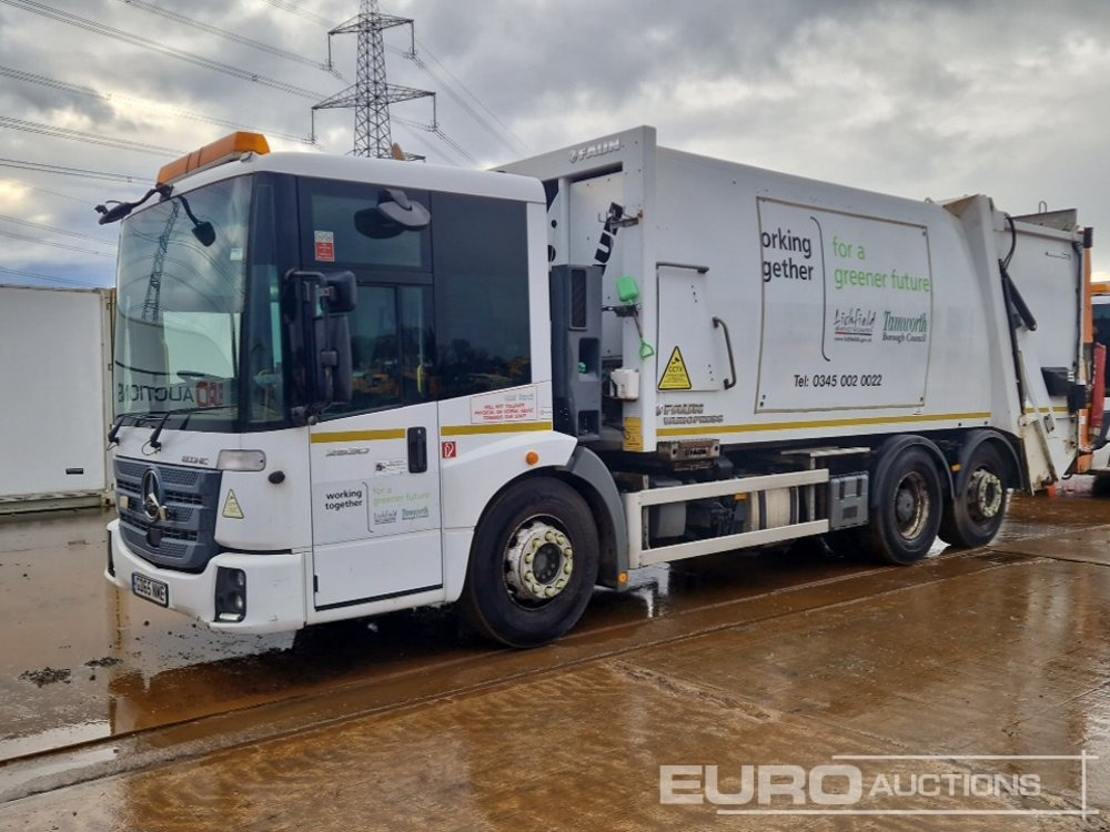 2016 Mercedes Econic 2630 - Benne à ordures ménagères: photos 1 2016 Mercedes Econic 2630 - Benne à ordures ménagères: photos 1