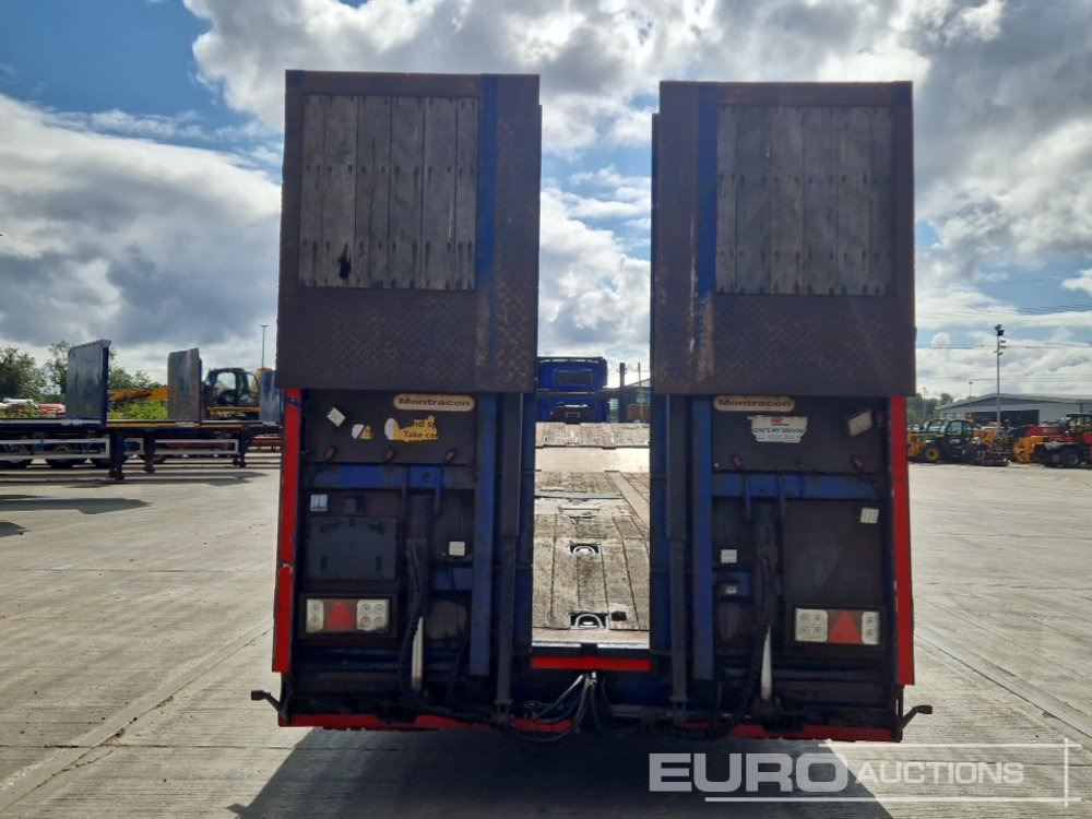 2016 Montracon Tri Axle Step Frame Low Loader Trailer, Winch, Neck Ramps, Out Riggers, Hydraulic Flip Toe Ramps - Semi-remorque surbaissé: photos 4 2016 Montracon Tri Axle Step Frame Low Loader Trailer, Winch, Neck Ramps, Out Riggers, Hydraulic Flip Toe Ramps - Semi-remorque surbaissé: photos 4
