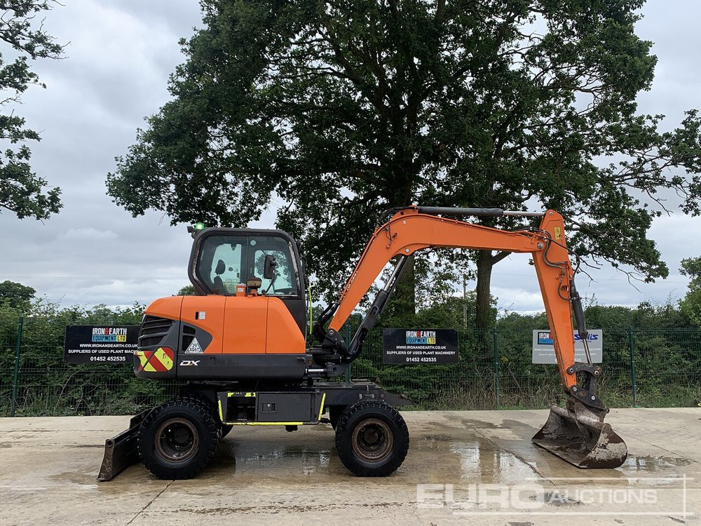 2017 Doosan DX57W-5 - Pelle sur pneus: photos 4 2017 Doosan DX57W-5 - Pelle sur pneus: photos 4