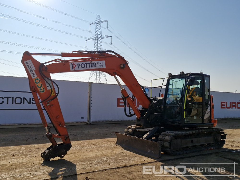 2017 Hitachi ZX85USB-5 - Mini pelle: photos 1 2017 Hitachi ZX85USB-5 - Mini pelle: photos 1