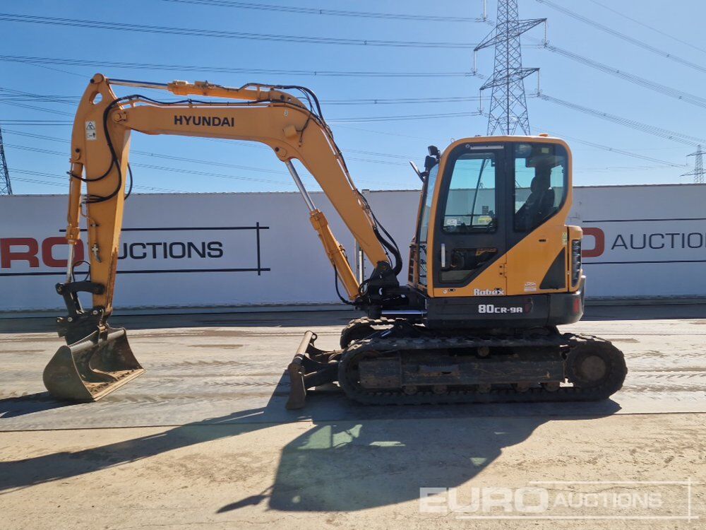 2017 Hyundai R80CR-9A - Mini pelle: photos 2 2017 Hyundai R80CR-9A - Mini pelle: photos 2