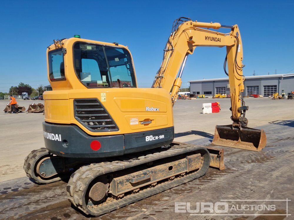 2017 Hyundai R80CR-9A - Mini pelle: photos 5 2017 Hyundai R80CR-9A - Mini pelle: photos 5