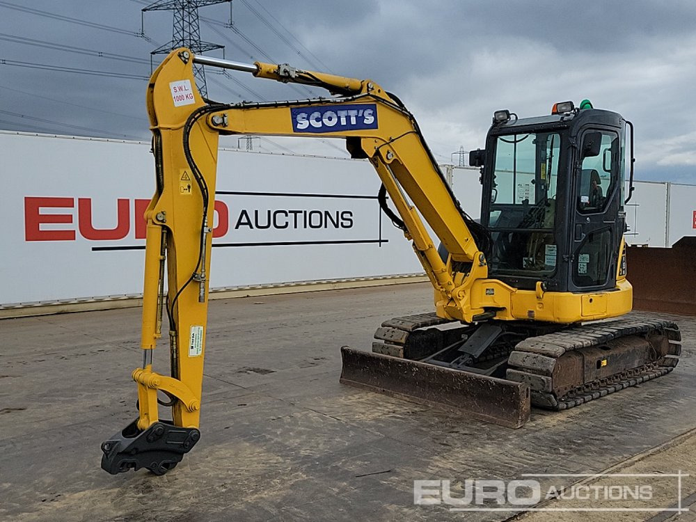 2017 Komatsu PC55MR-3 - Mini pelle: photos 1 2017 Komatsu PC55MR-3 - Mini pelle: photos 1