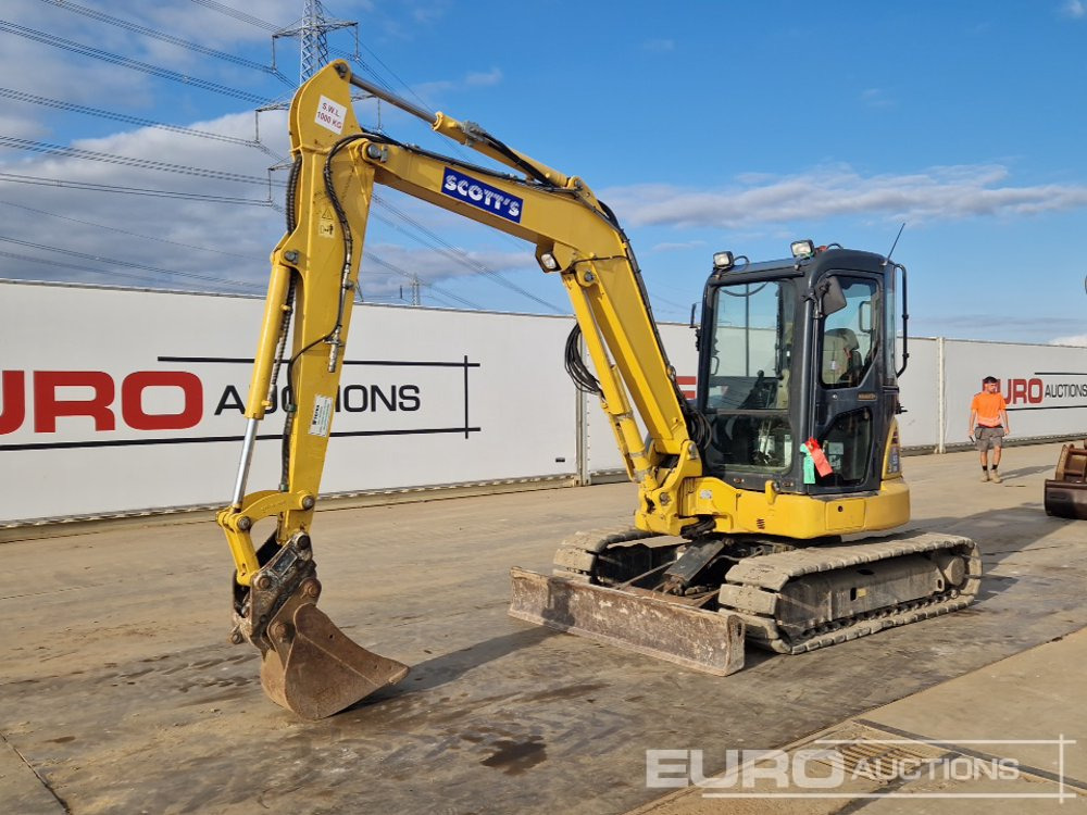 2017 Komatsu PC55MR-3 - Mini pelle: photos 1 2017 Komatsu PC55MR-3 - Mini pelle: photos 1