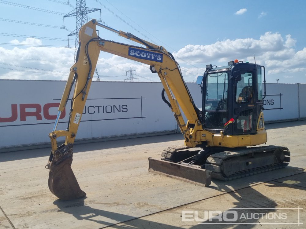 2017 Komatsu PC55MR-3 - Mini pelle: photos 1 2017 Komatsu PC55MR-3 - Mini pelle: photos 1