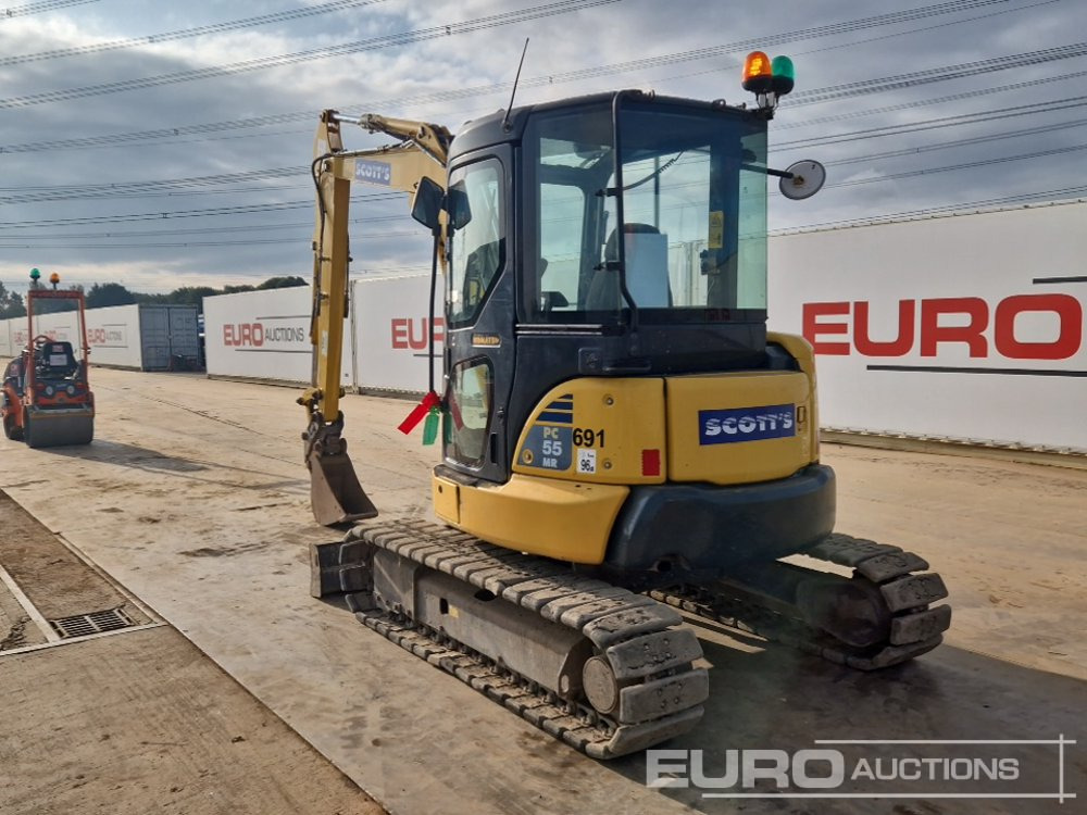 2017 Komatsu PC55MR-3 - Mini pelle: photos 3 2017 Komatsu PC55MR-3 - Mini pelle: photos 3
